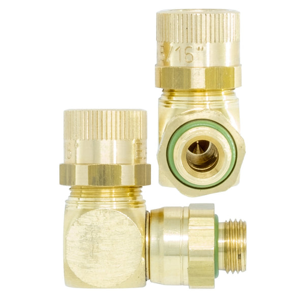Load image into Gallery viewer, Eisele Liquid Fittings (2 PCS) - 8 mm OD / Elbow (Side View)