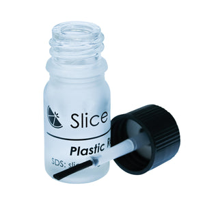 Vial with brush top